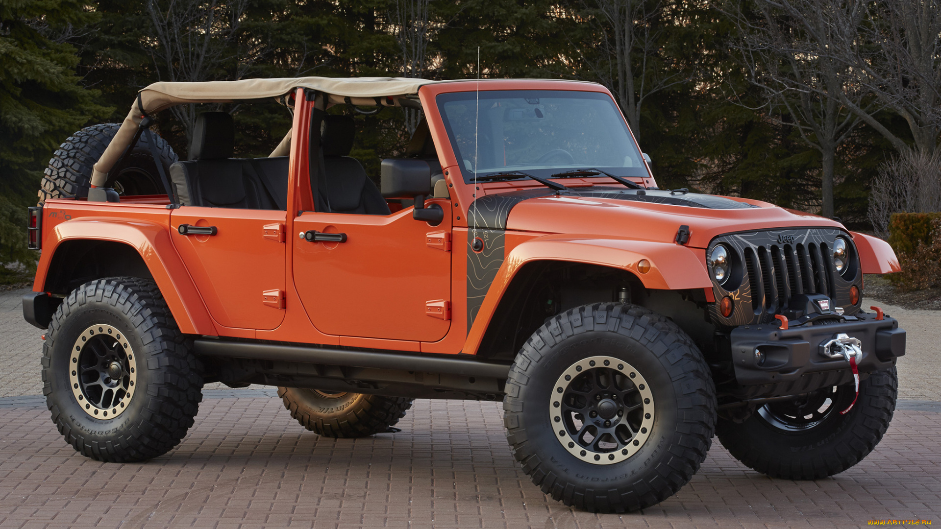 автомобили, jeep, mojo, 2014, wrangler, jk, concept