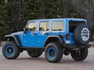 Картинка автомобили jeep wrangler jk concept performance maximum 2014 синий