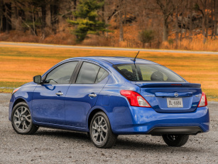 Картинка автомобили nissan datsun versa 2015г синий b17 sedan
