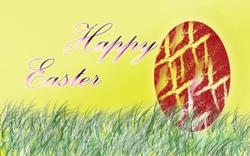 Картинка праздничные пасха яйцо фон трава