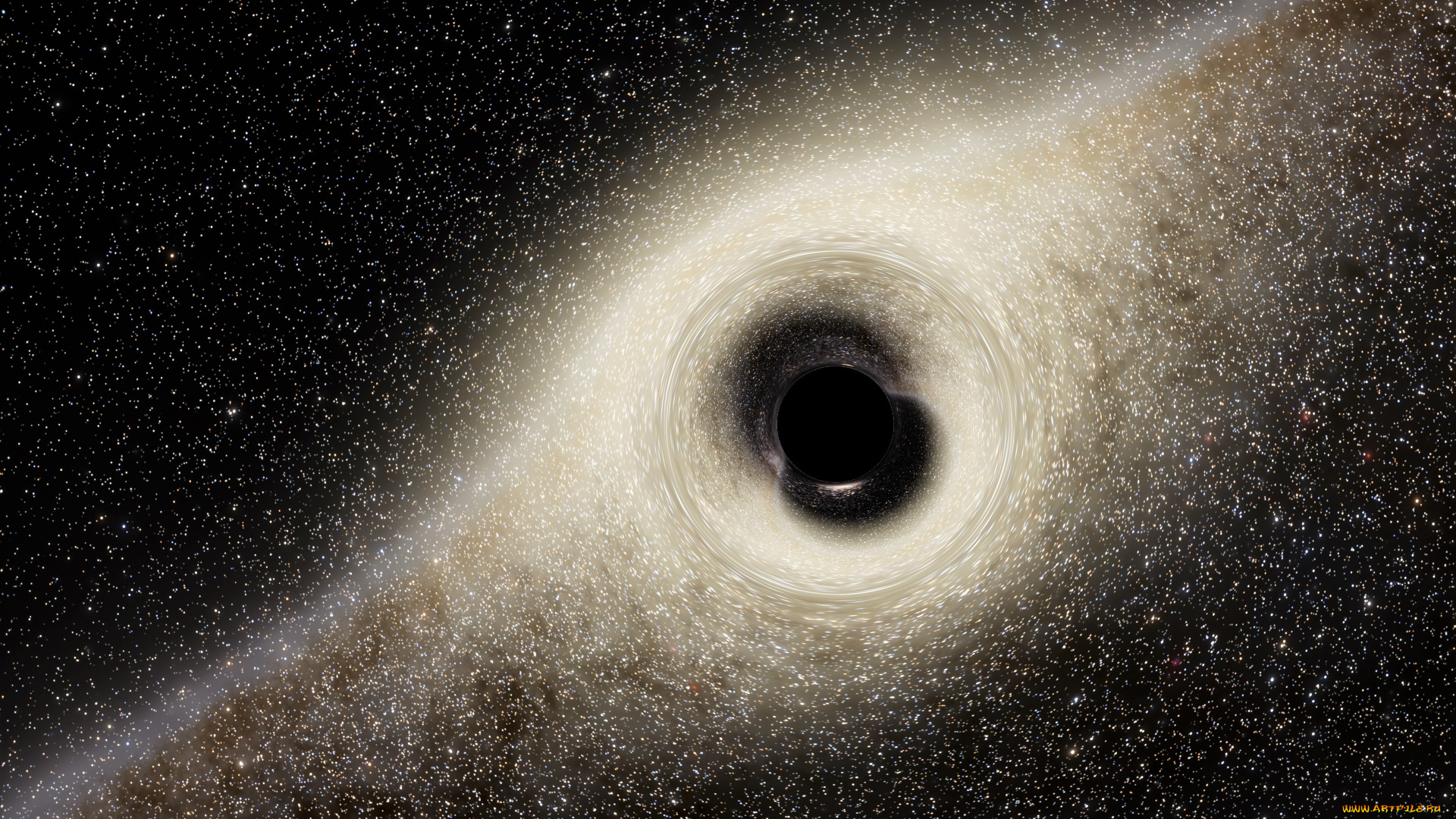 космос, Черные, дыры, black, hole, Чёрная, дыра, область, пространства-времени