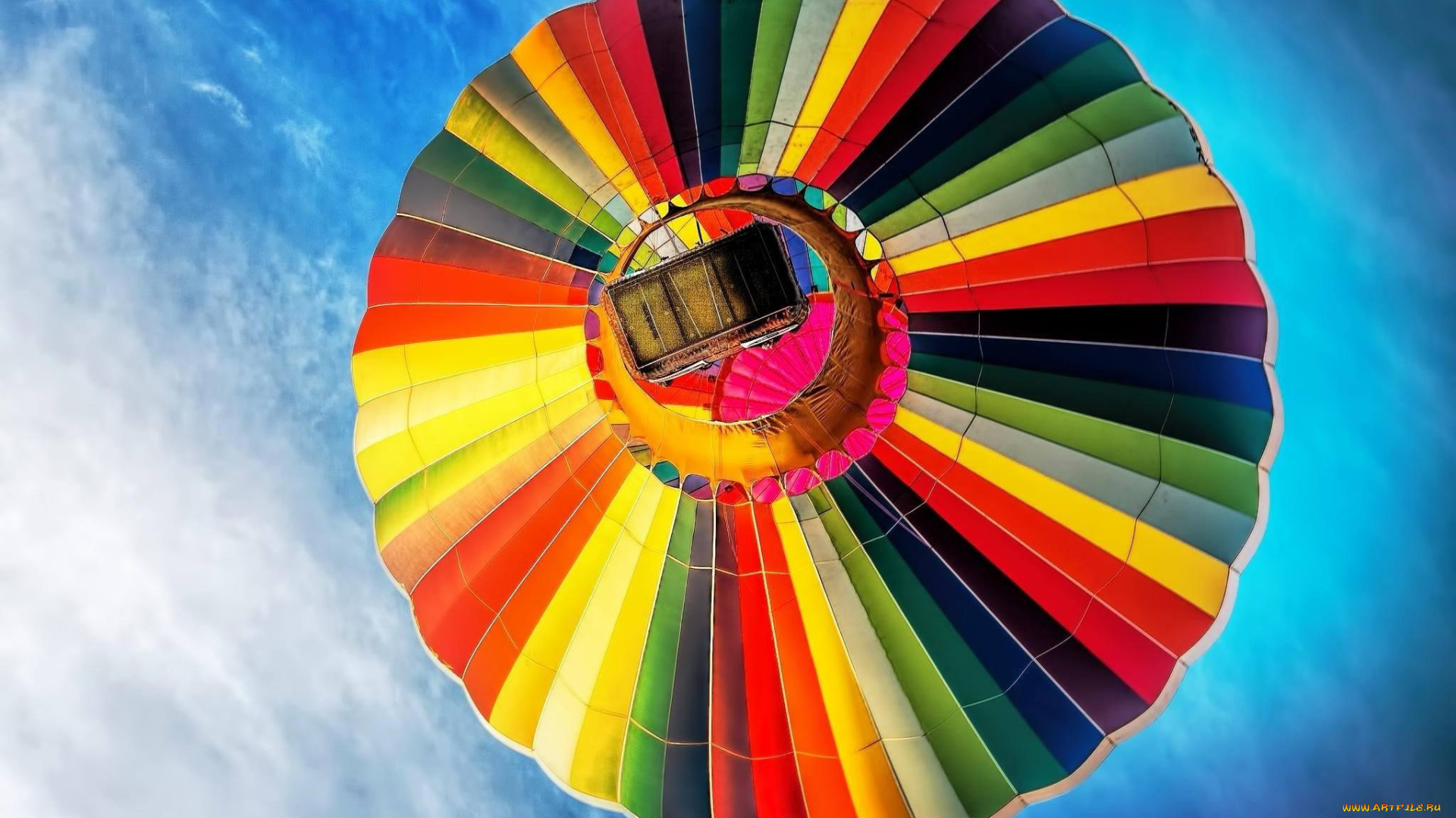 авиация, воздушные, шары, полет, шар, разноцветный