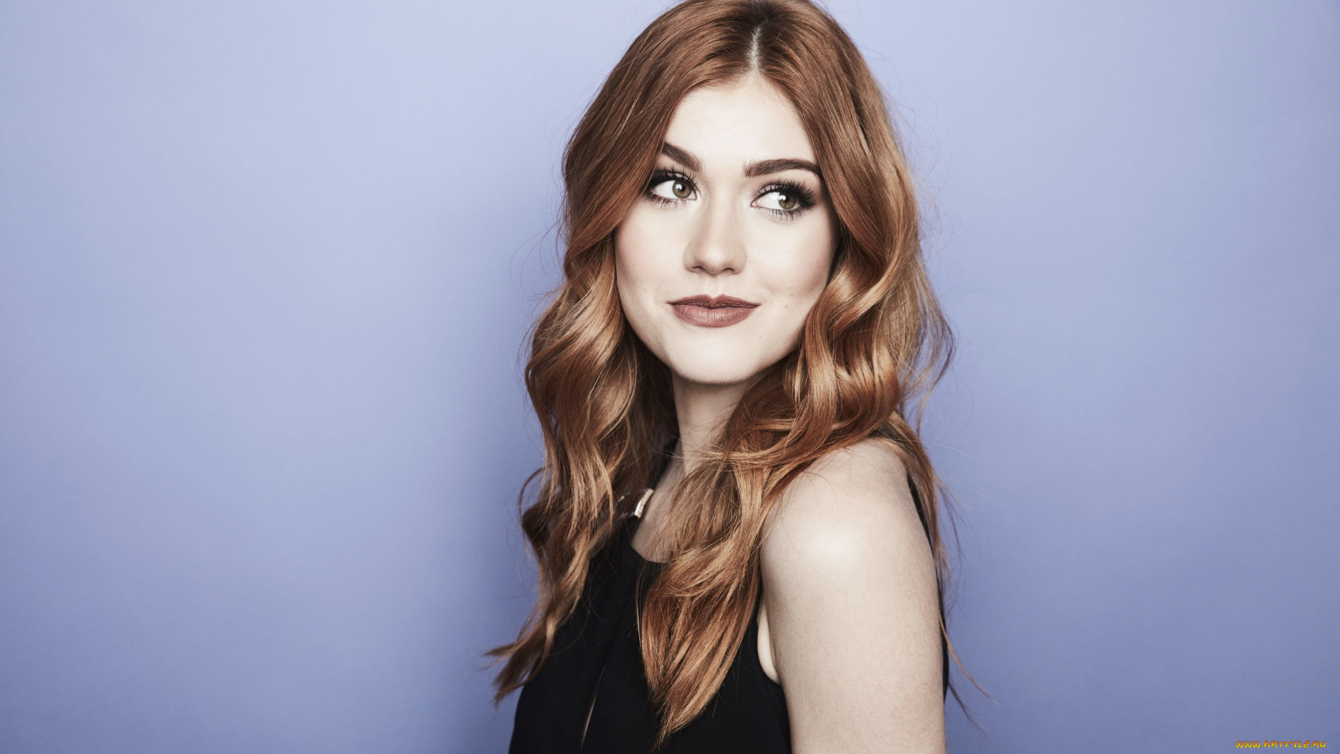 девушки, katherine, mcnamara, улыбка, лицо, рыжая