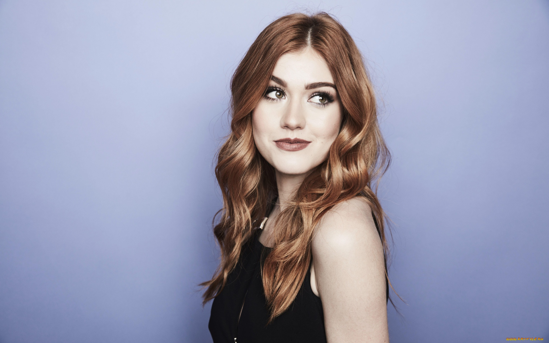 девушки, katherine, mcnamara, улыбка, лицо, рыжая