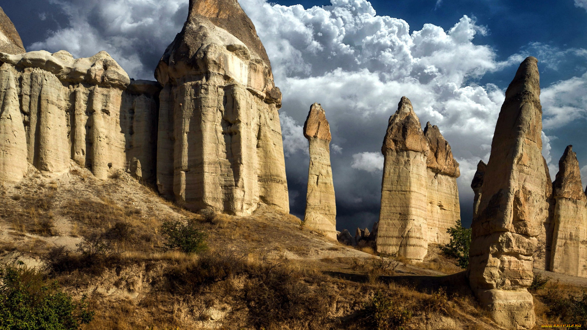 cappadocia, turkey, природа, горы