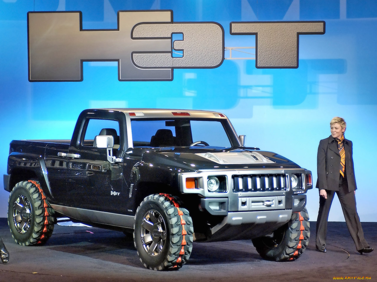 hummer, h3t, concept, автомобили