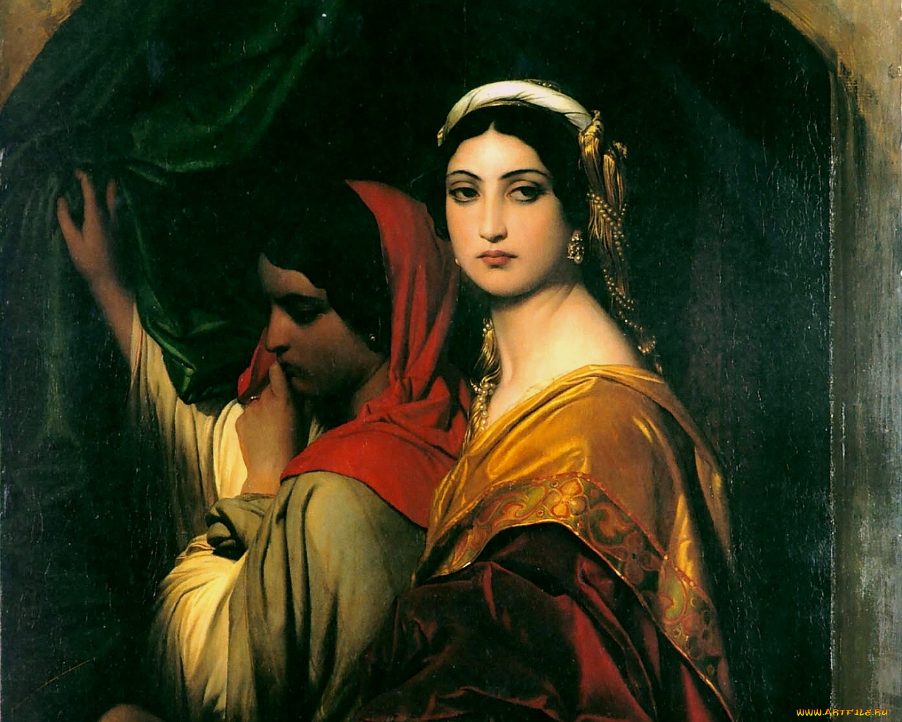 поль, деларош, ирадиада, рисованные, paul, delaroche