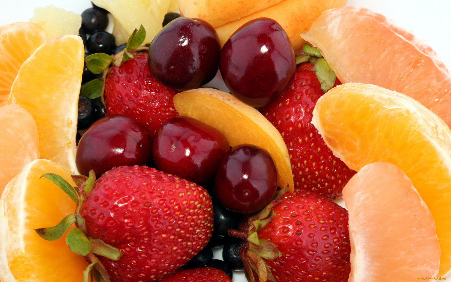 еда, фрукты, , ягоды, клубника, вишня