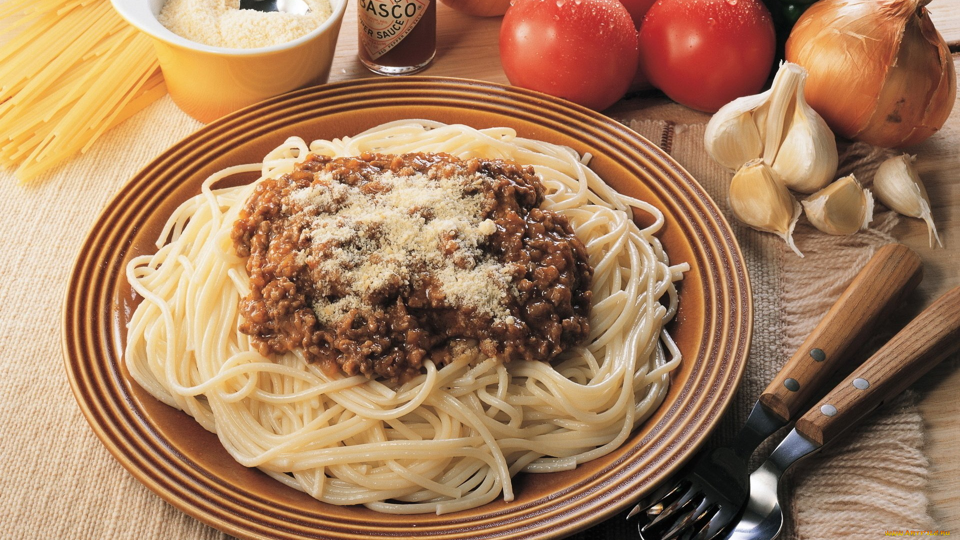 еда, макаронные, блюда, спагетти, макароны, паста, соус, чеснок