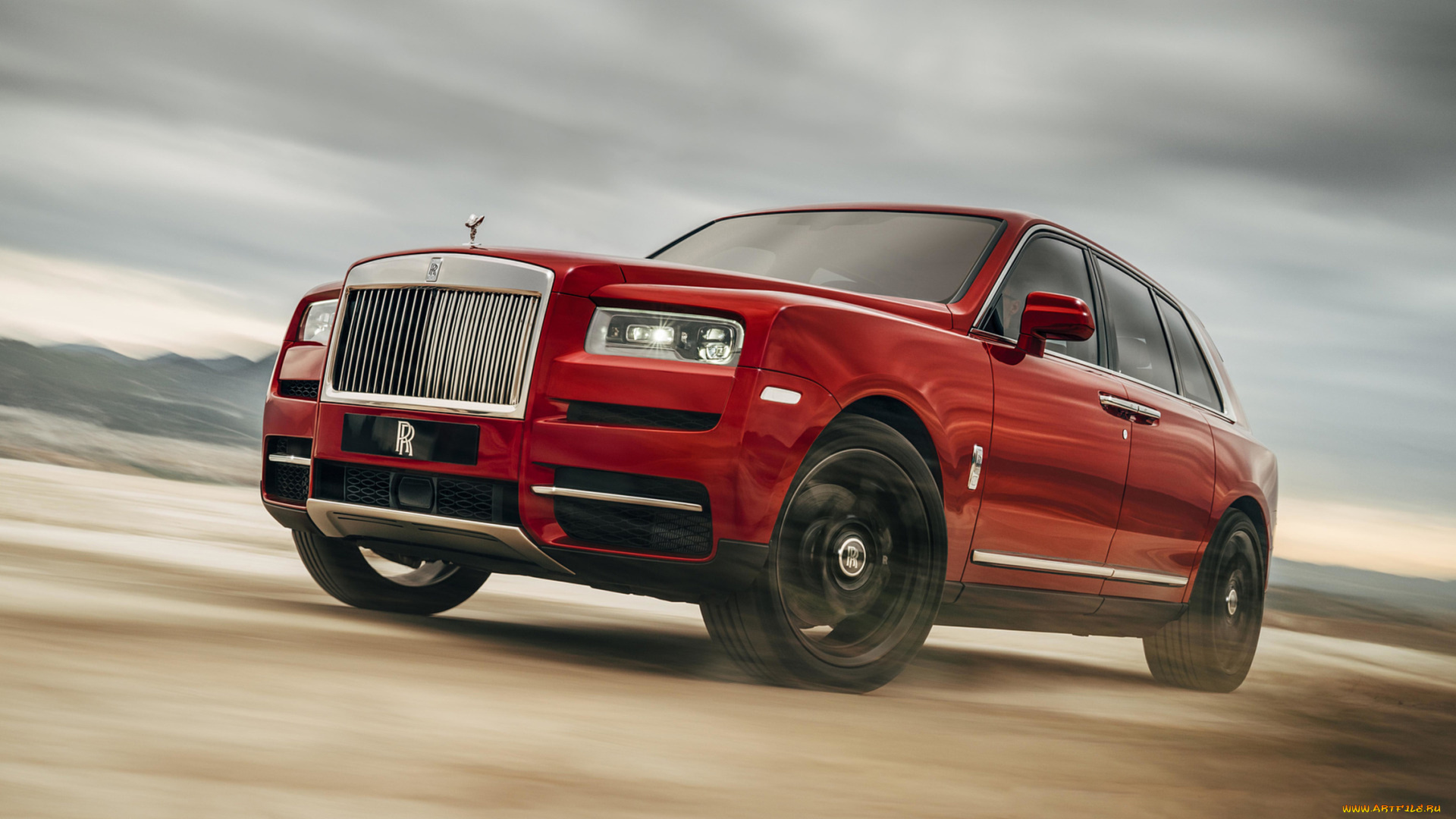 rolls-royce, cullinan, 2019, автомобили, rolls-royce, красный, 2019, cullinan