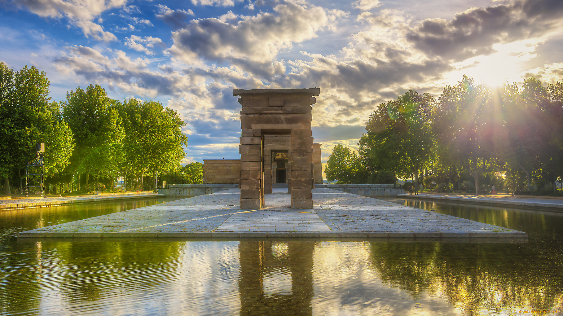 templo, de, debod, города, -, буддийские, и, другие, храмы, простор