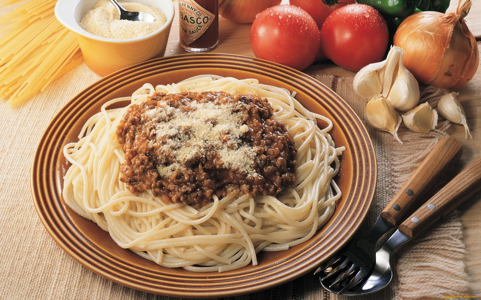еда, макаронные, блюда, спагетти, макароны, паста, соус, чеснок