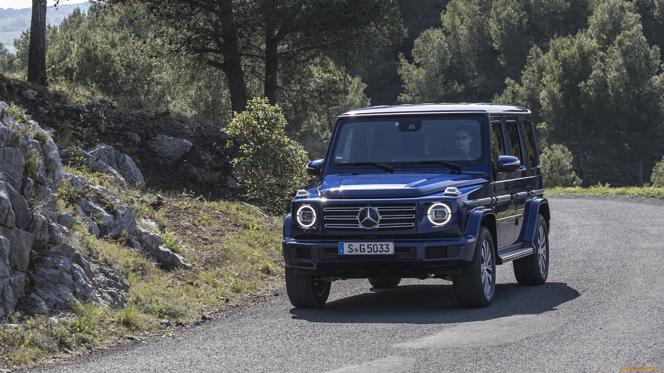 mercedes-benz, g-class, g550, 2019, автомобили, mercedes-benz, blue, 2019, g550, g-class