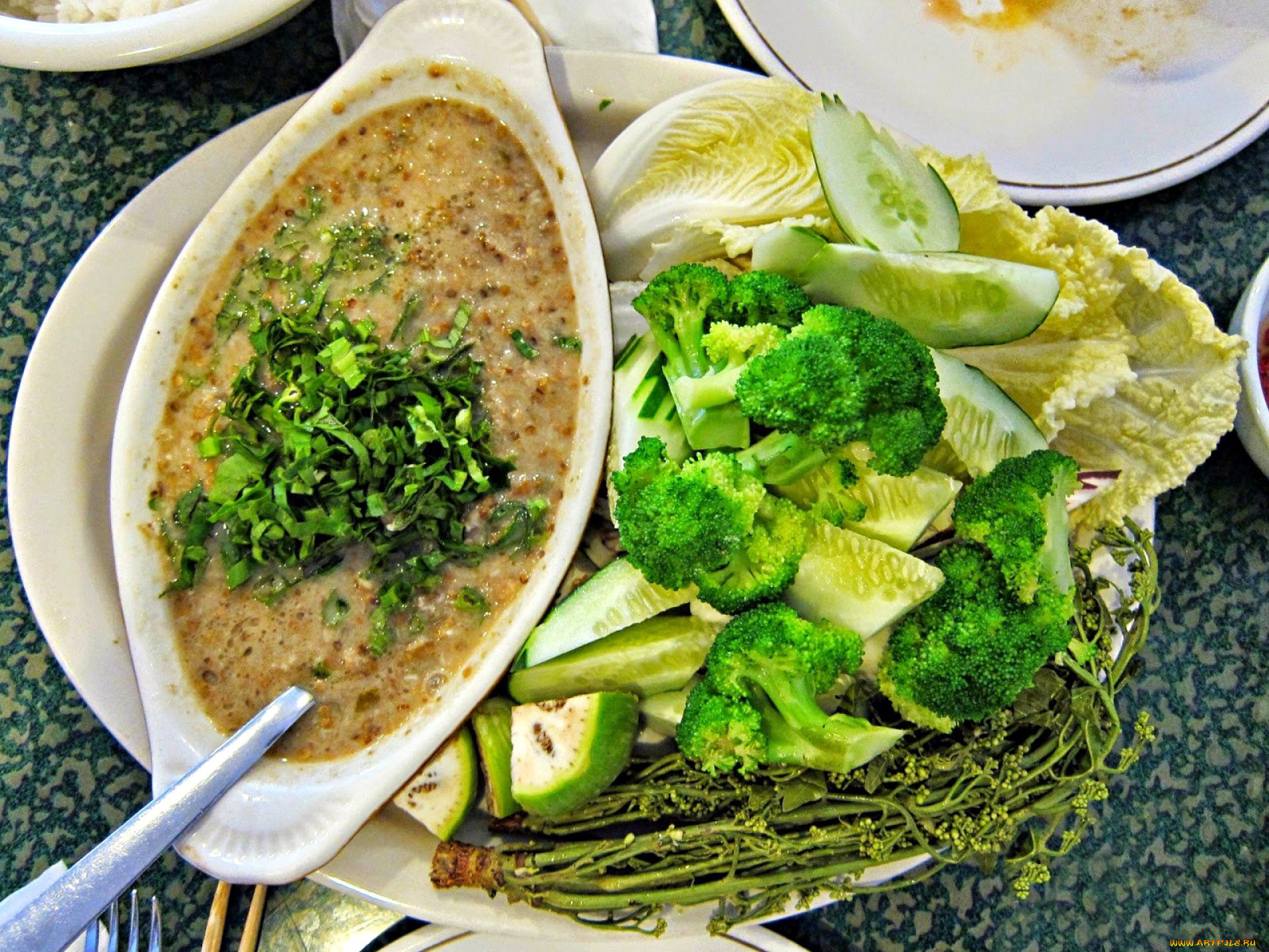 еда, первые, блюда, камбоджийская, кухня, суп