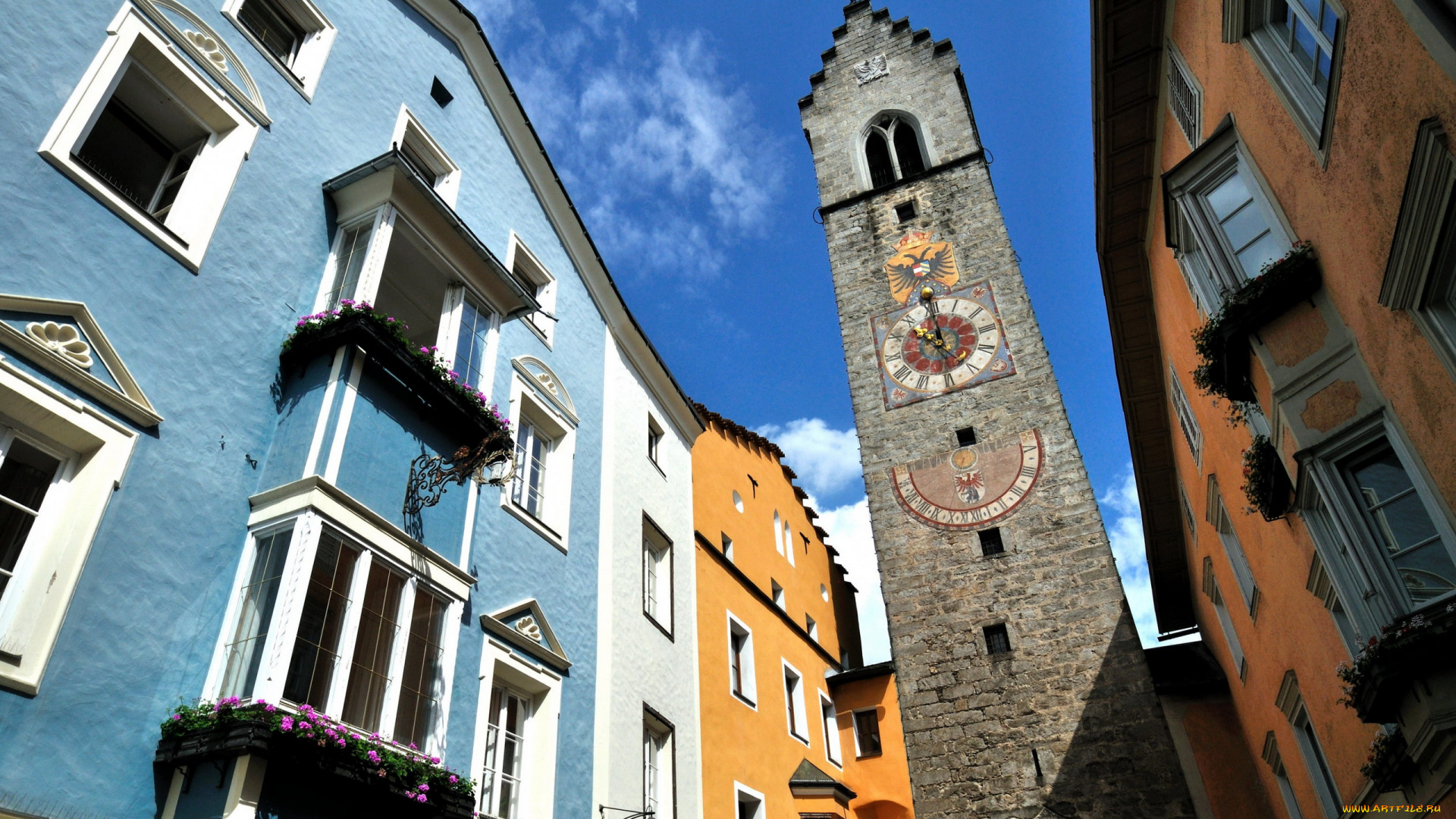 sterzing, south, tyrol, italy, города, -, здания, , дома, south, tyrol