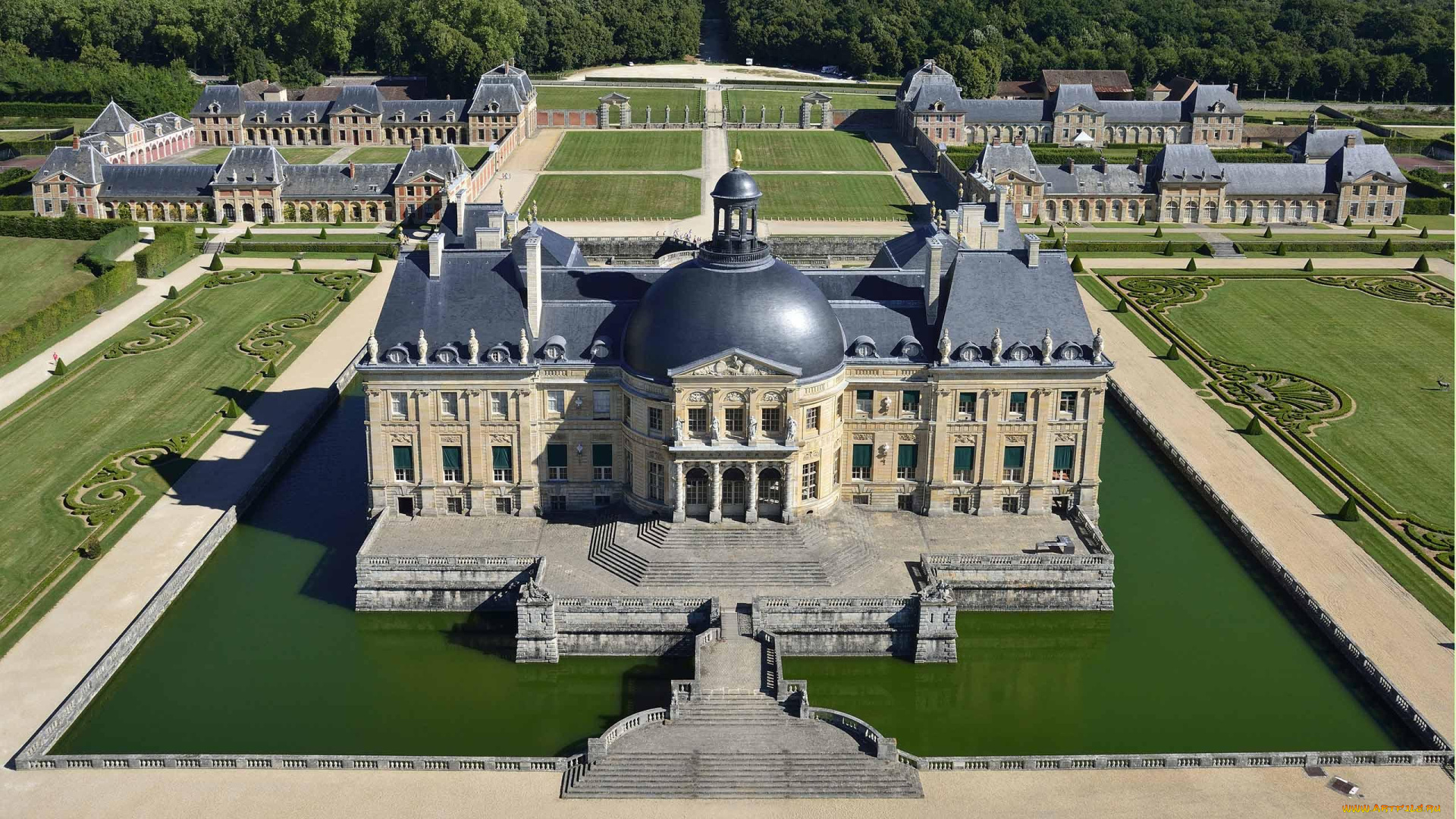 chateau, de, vaux, le, vicomte, maincy, france, города, замки, франции, chateau, de, vaux, le, vicomte