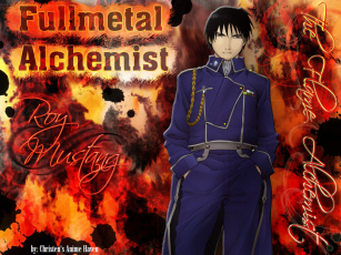 Картинка аниме fullmetal alchemist mustang