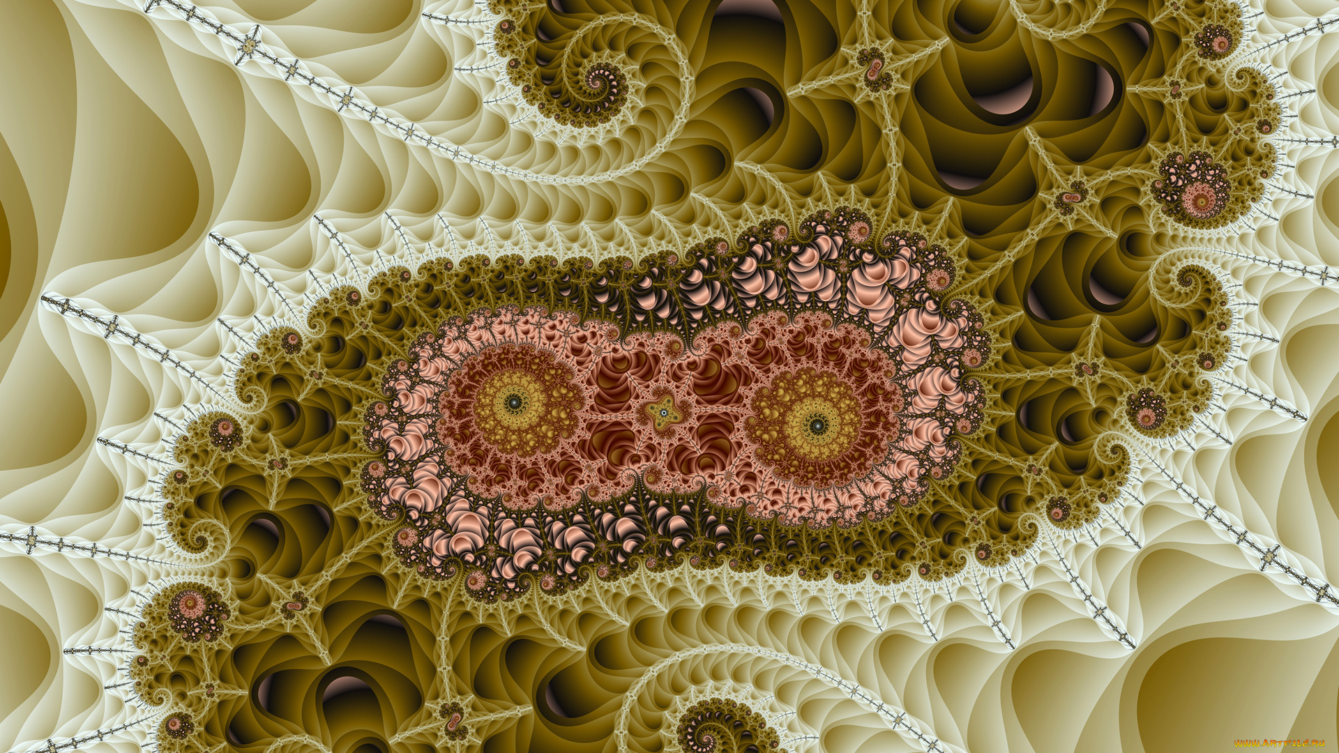 3д, графика, фракталы, , fractal, узор, фон, цвета