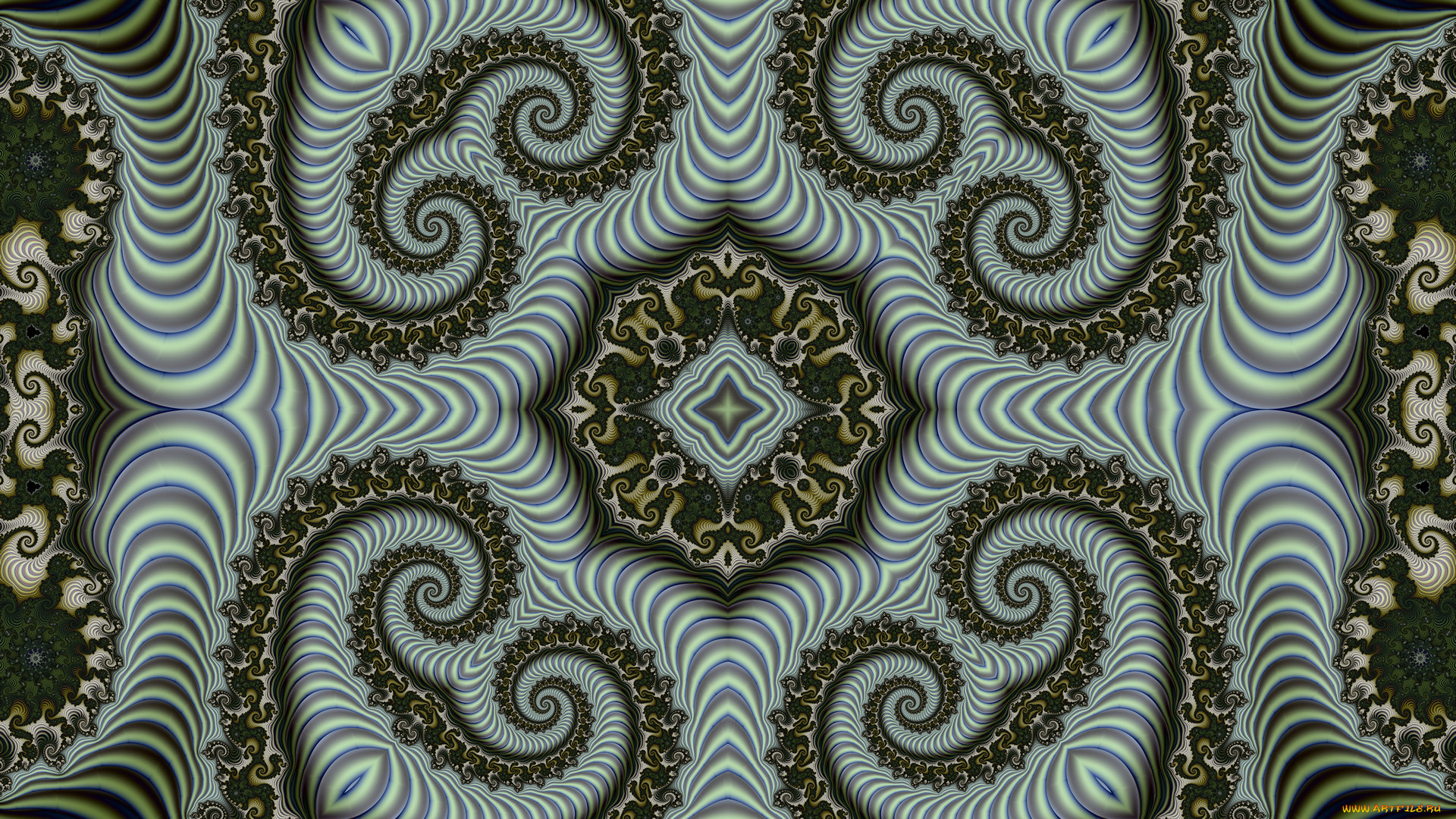 3д, графика, фракталы, , fractal, узор, фон, цвета