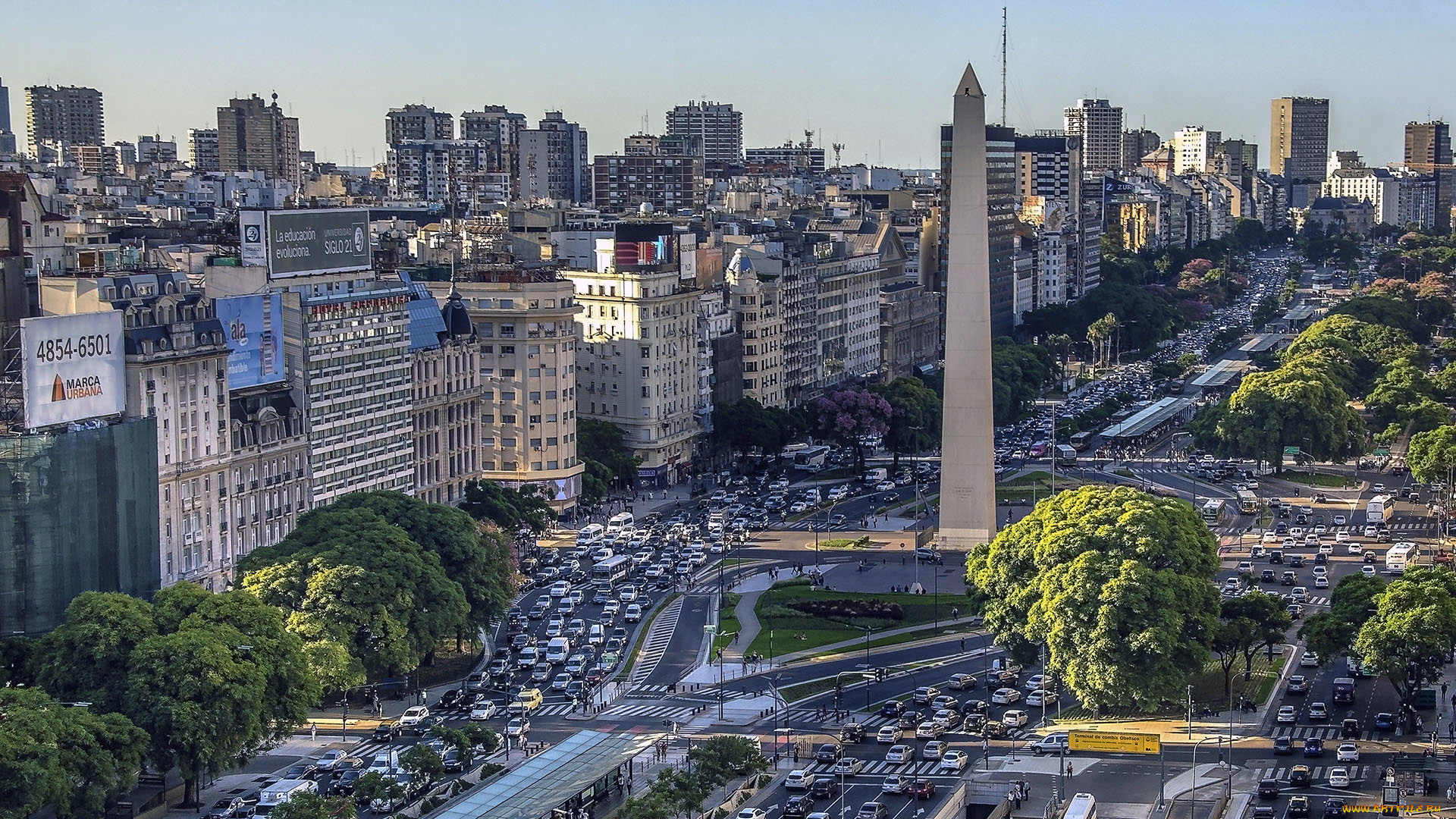 города, буэнос-айрес, , аргентина, панорама