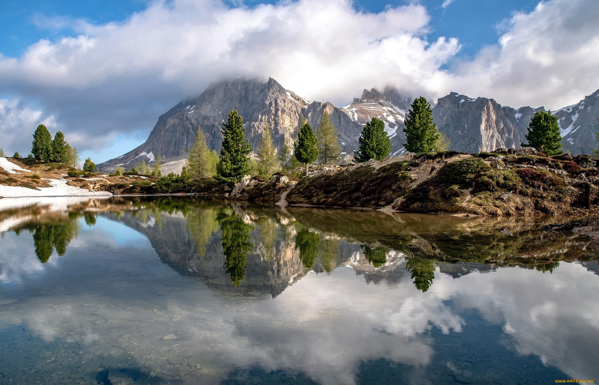 lago, limides, italy, природа, реки, озера, lago, limides