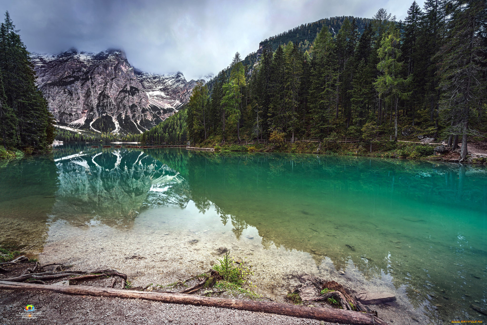 lago, di, braies, italy, природа, реки, озера, lago, di, braies