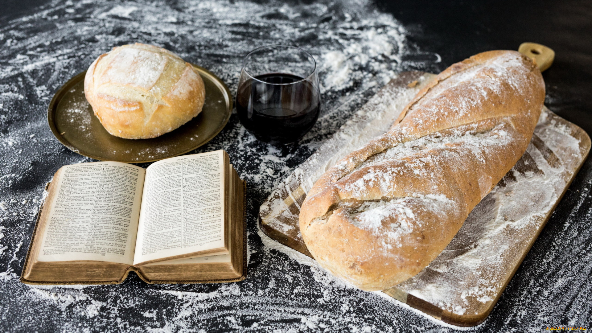 еда, хлеб, , выпечка, книга, мука