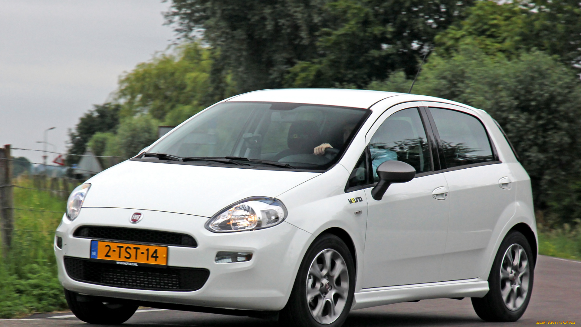 автомобили, fiat, punto, young, 5-door, 199, 2014г, светлый