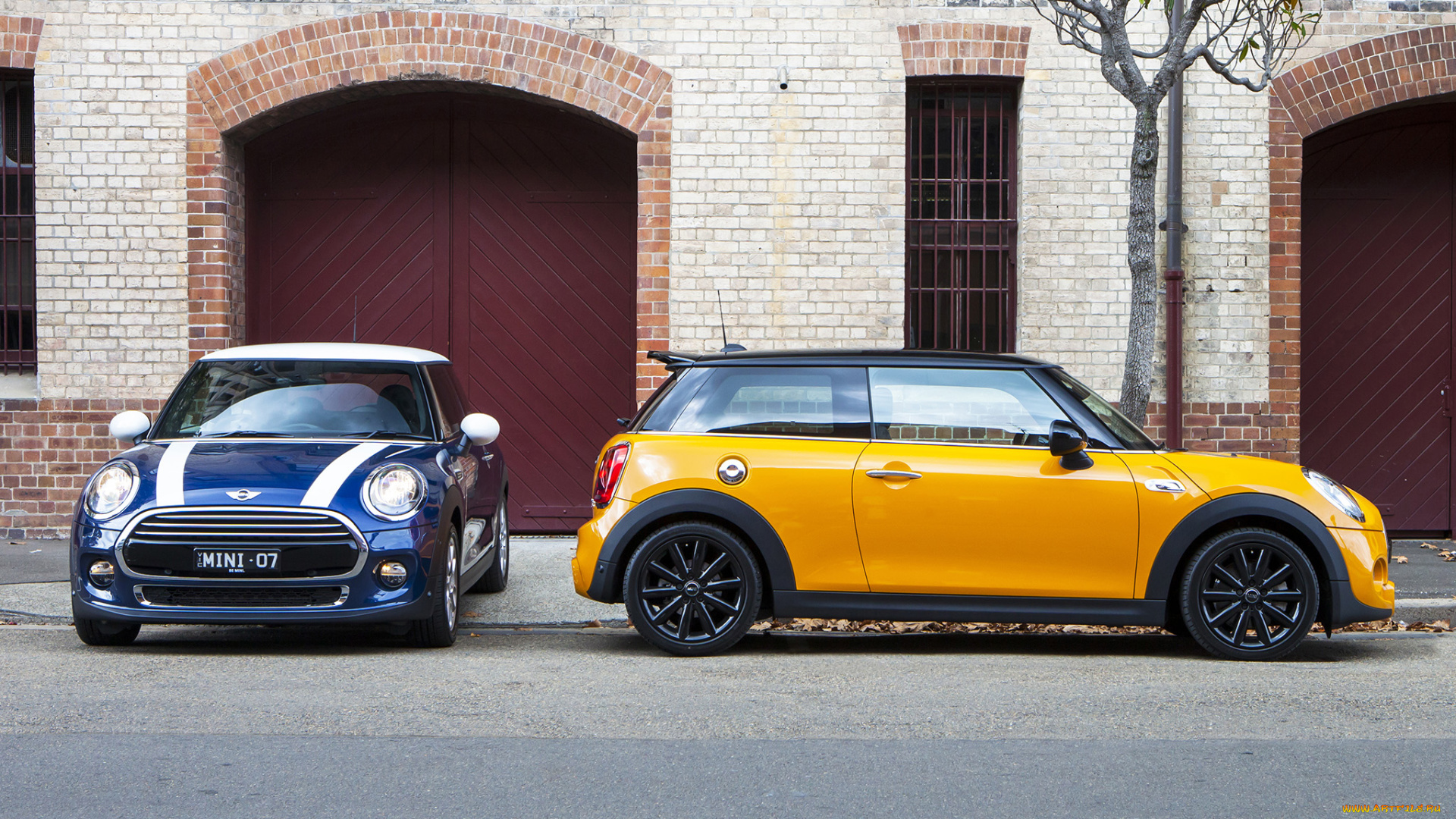 автомобили, mini, au-spec, f56, 2014, г, желтый, cooper, s