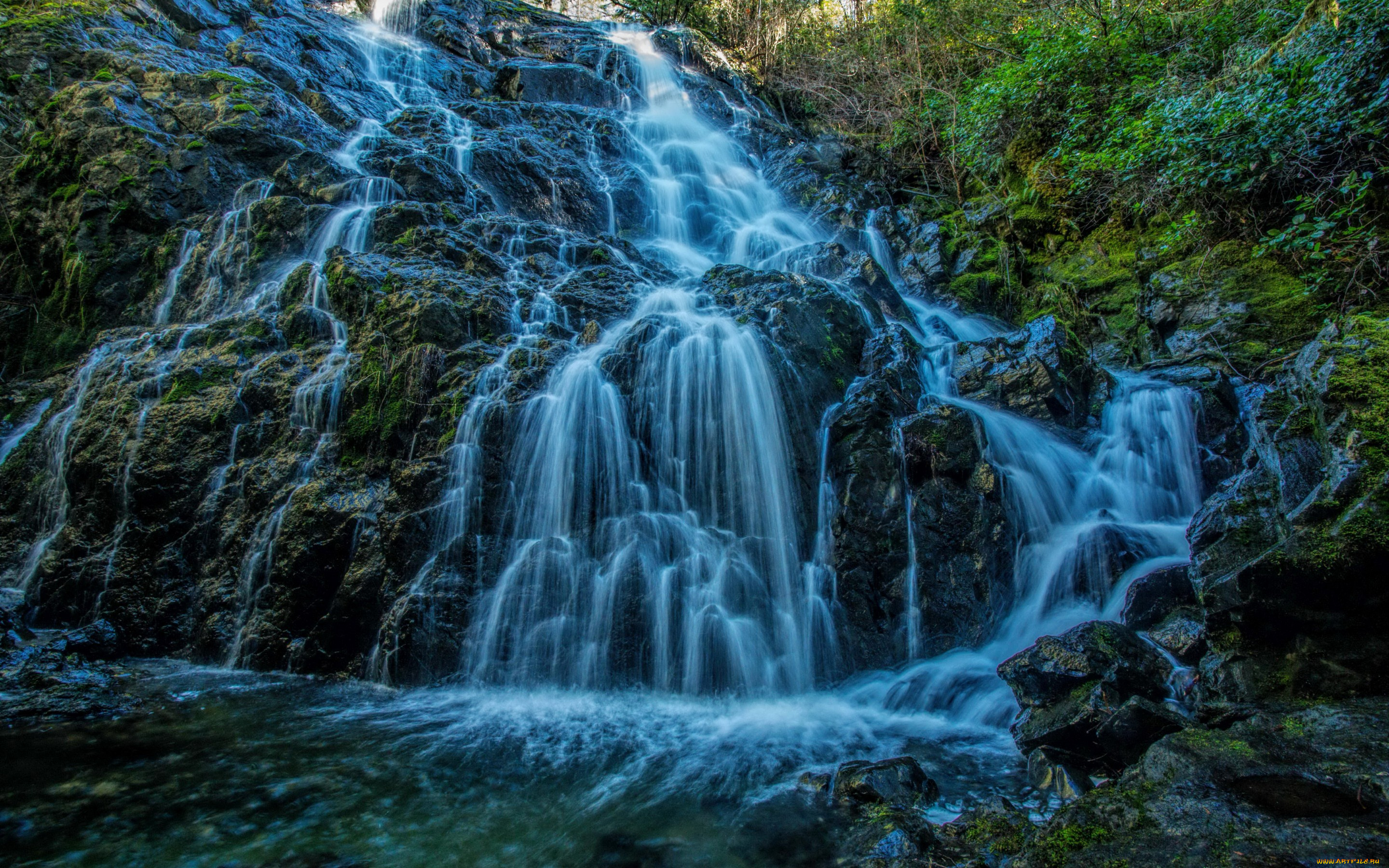 природа, водопады, водопад, vancouver