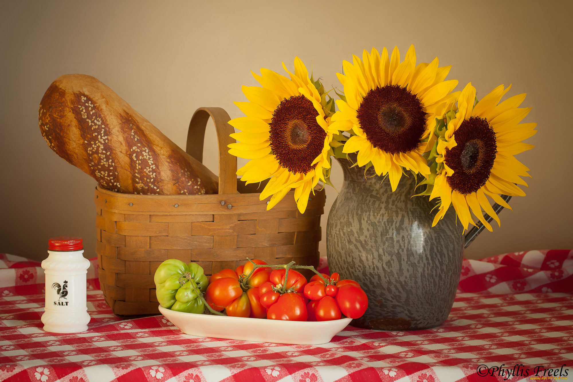 еда, натюрморт, овощи, цветы, помидоры, томаты