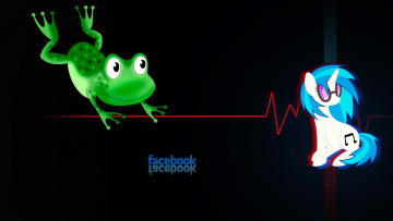 Картинка компьютеры facebook логотип фон