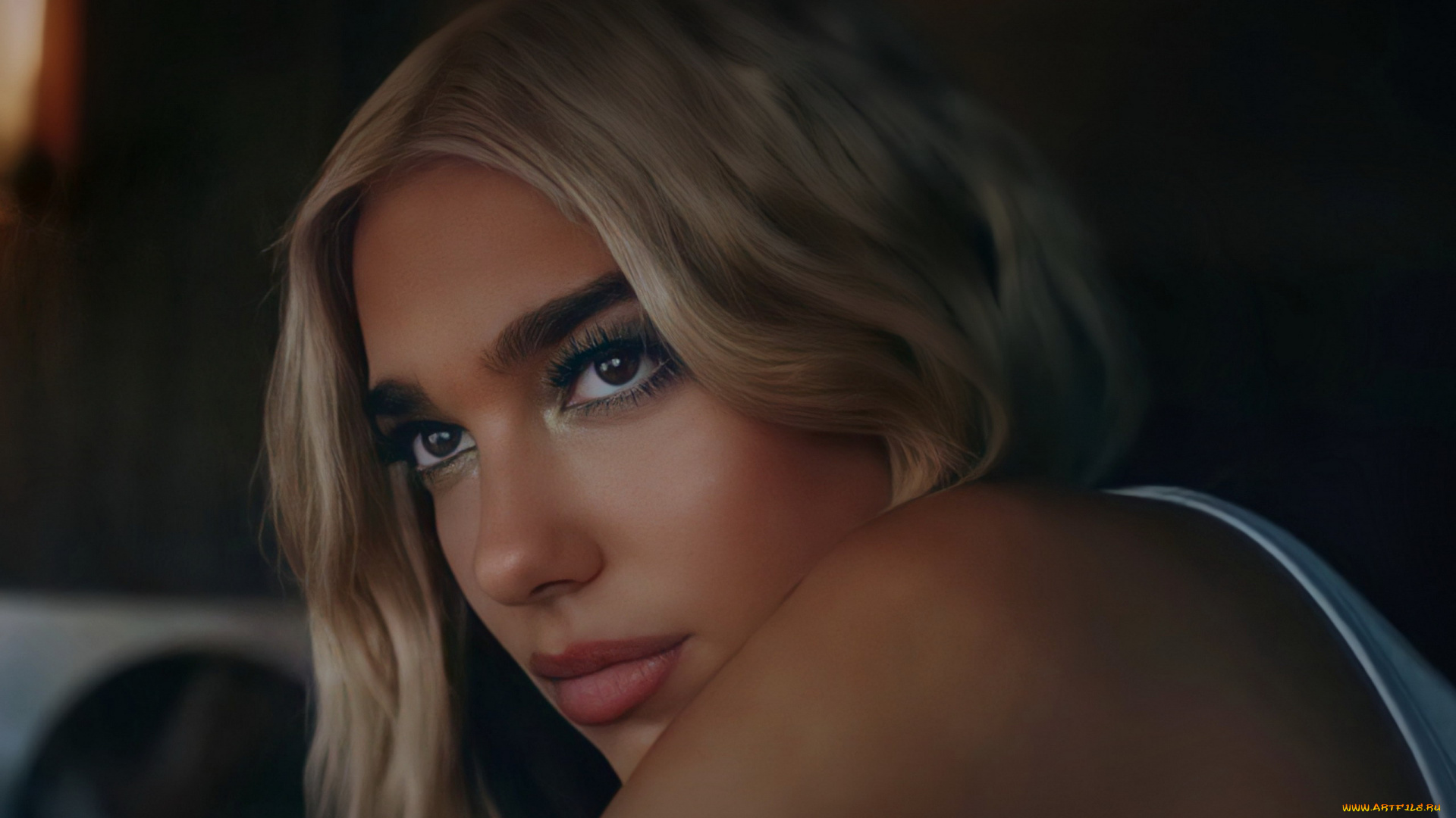 музыка, dua, lipa, портрет