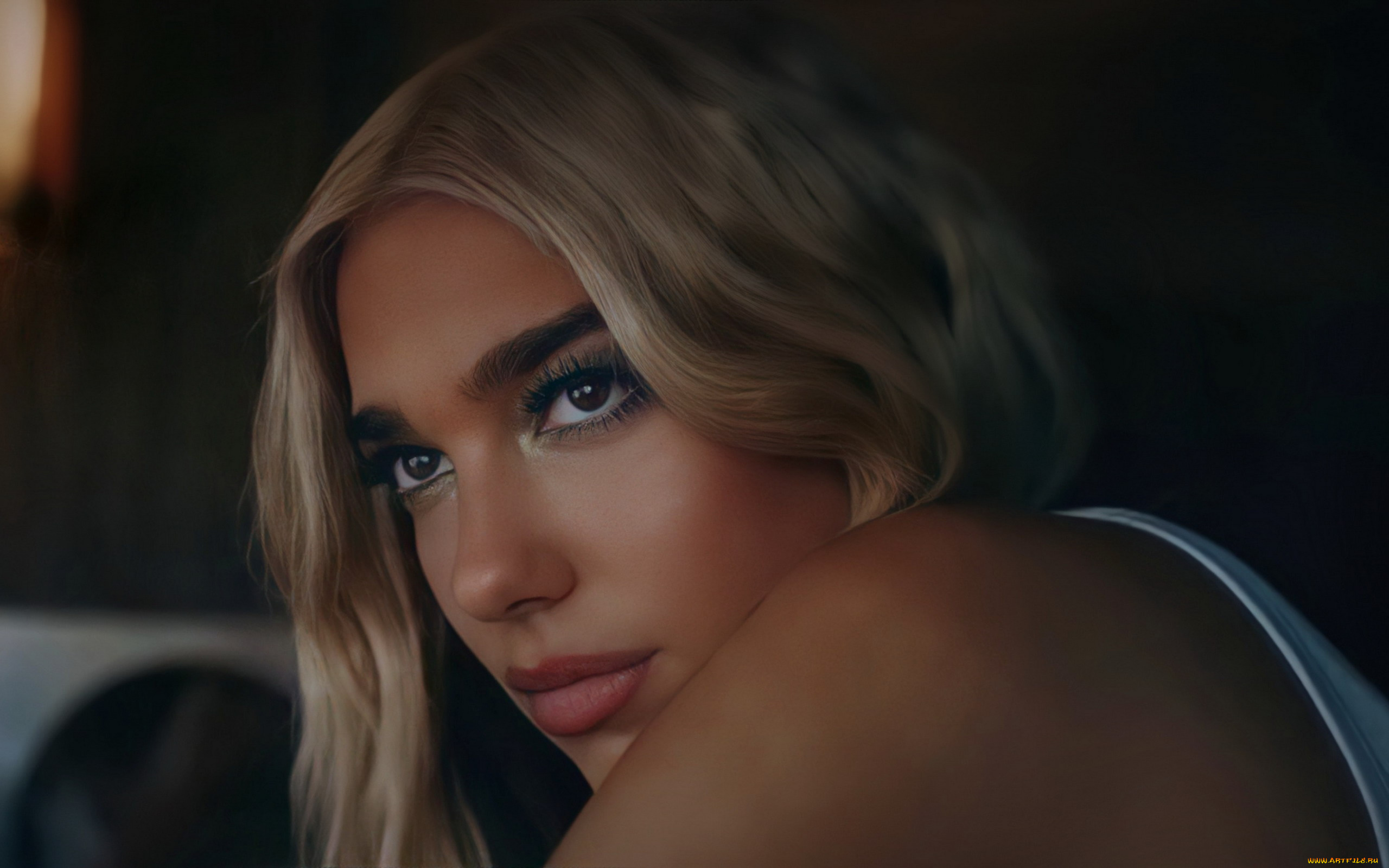 музыка, dua, lipa, портрет