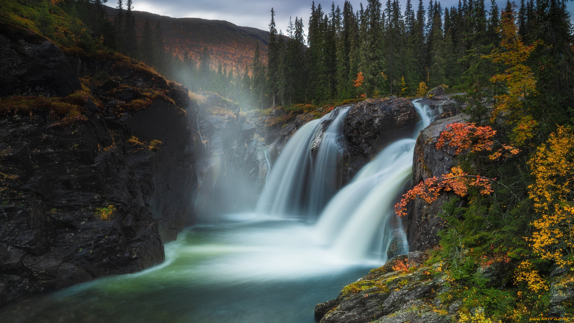 природа, водопады, водопад