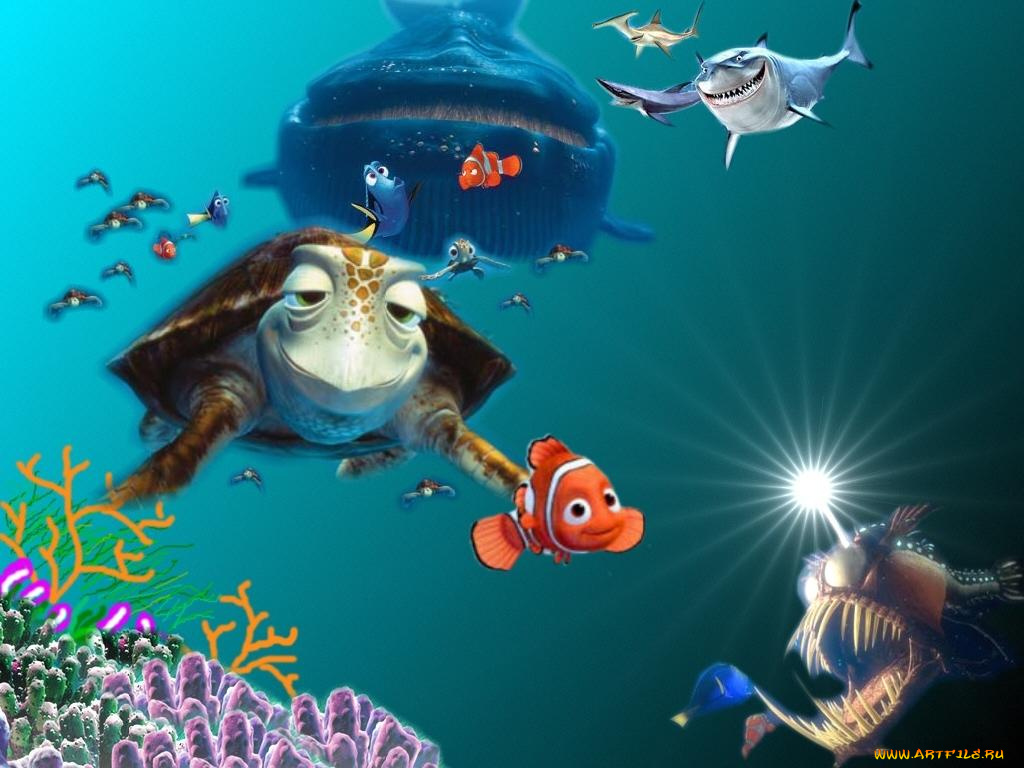 мультфильмы, finding, nemo