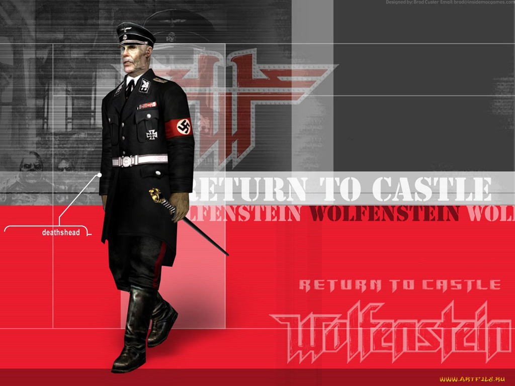 видео, игры, return, to, castle, wolfenstein