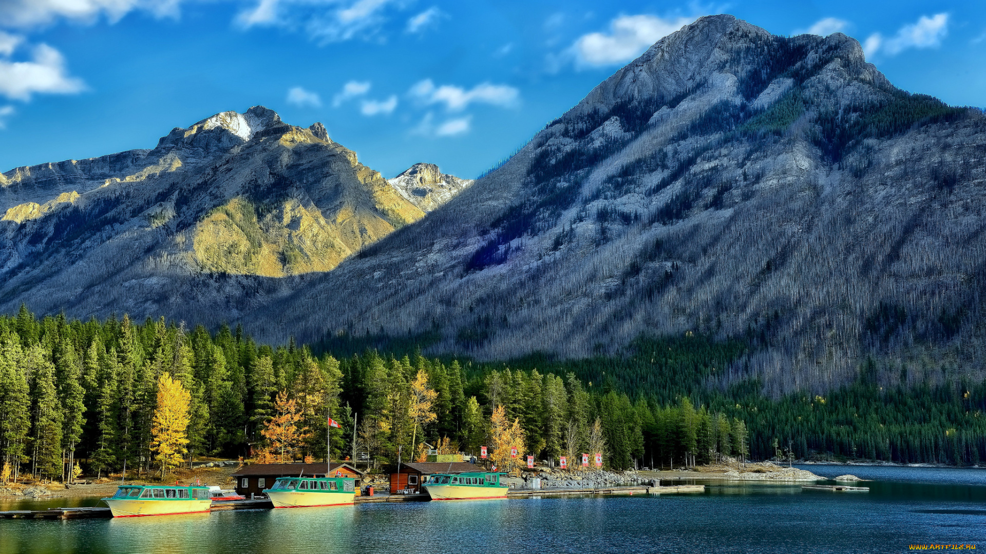 lake, minnewanka, banff, national, park, alberta, canada, природа, реки, озера, альберта, банф, канада, canadian, rockies, озеро, минневанка, канадские, скалистые, горы, лес