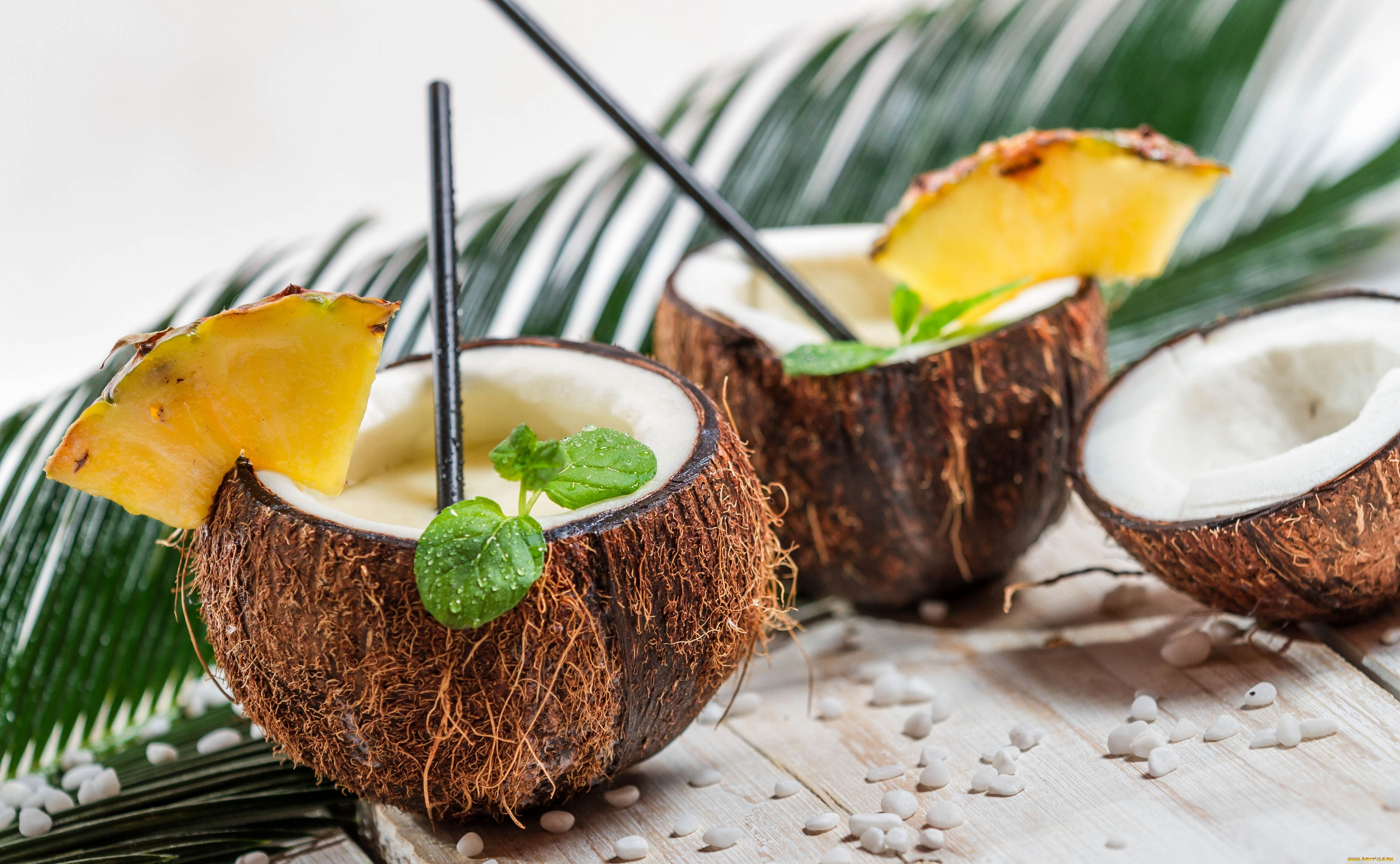 кокос коктейль фрукты без смс