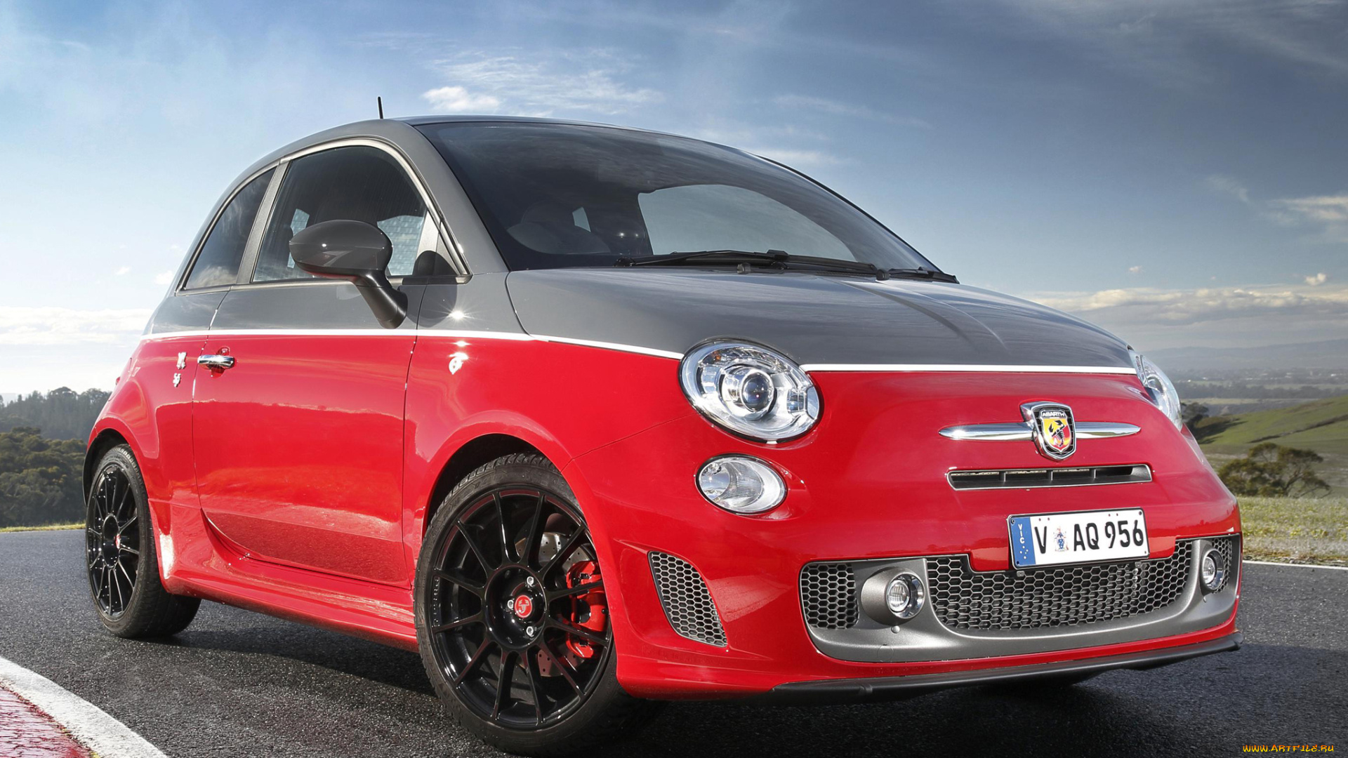 автомобили, fiat, красный, 2014г, au-spec, turismo, 595, abarth