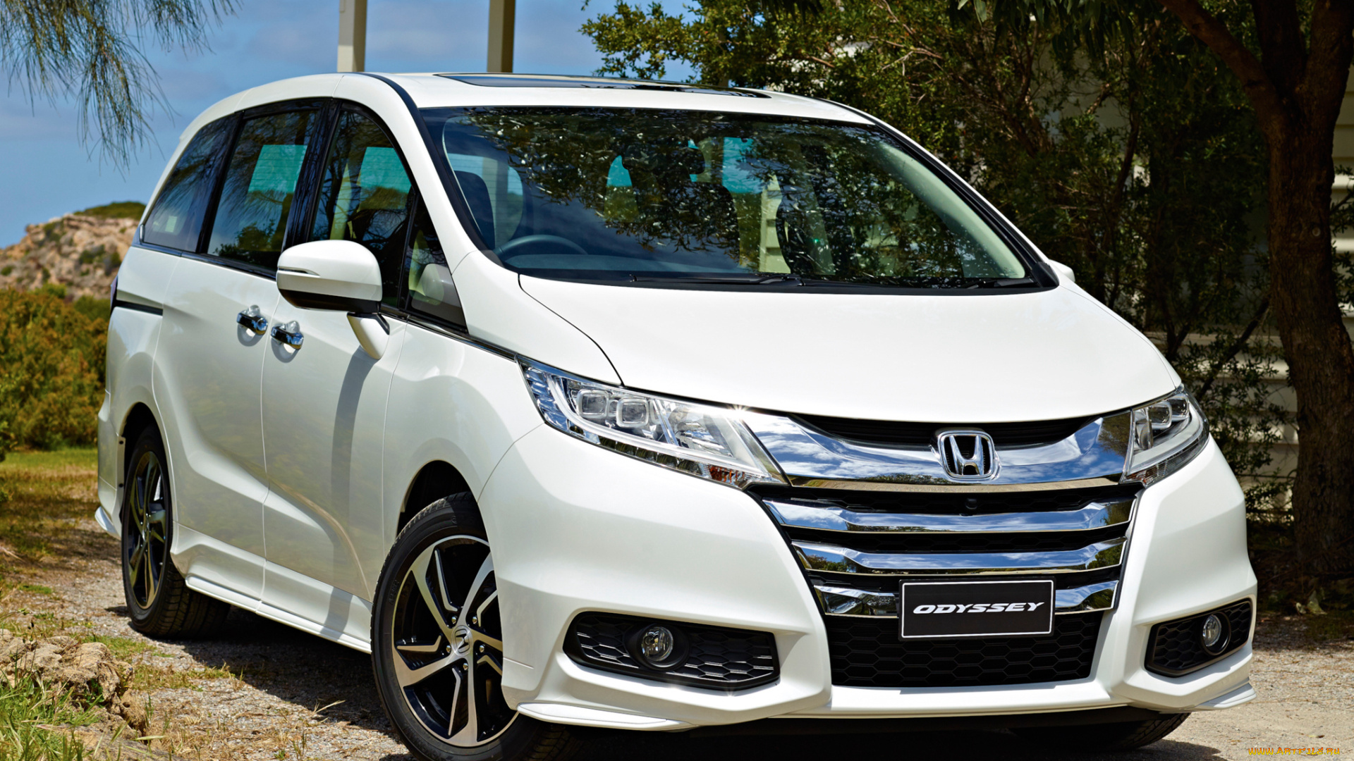 автомобили, honda, odyssey, vti-l, 2014г, светлый