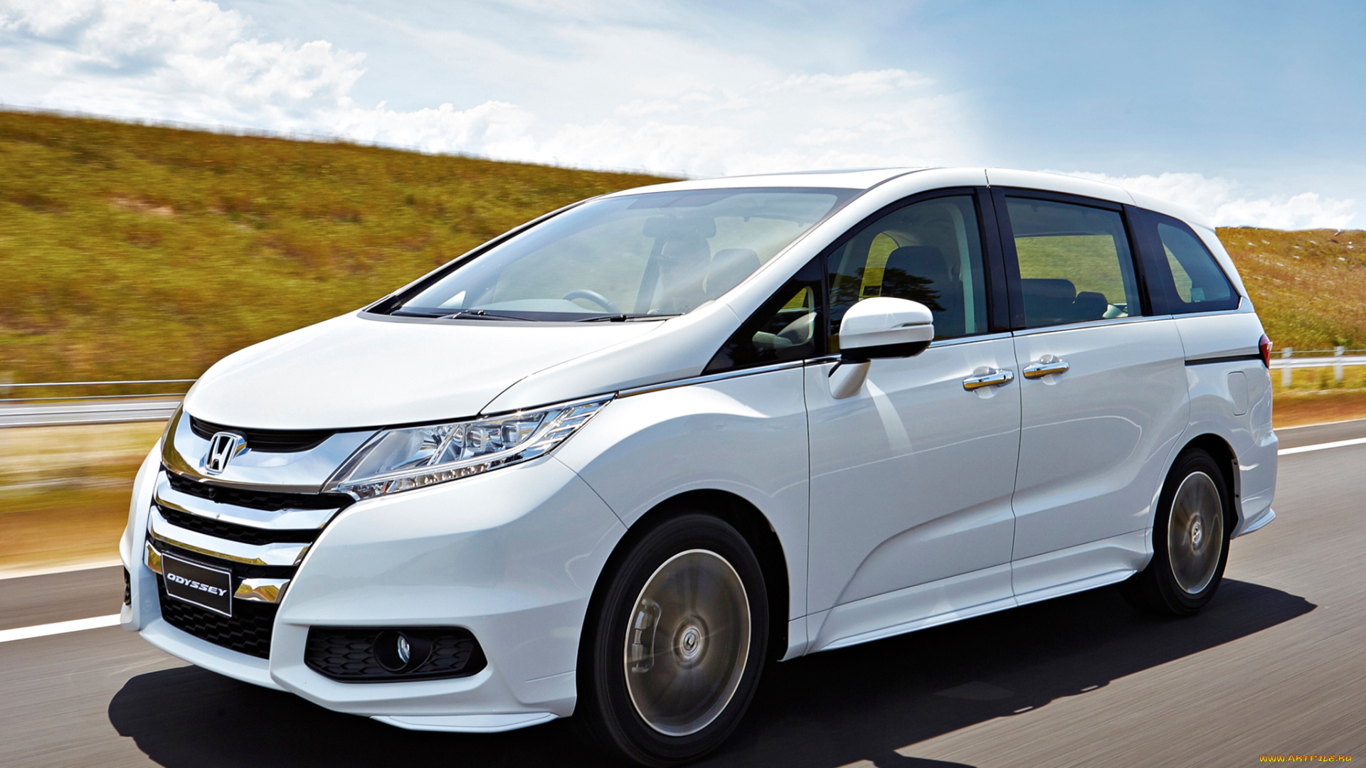 автомобили, honda, odyssey, vti-l, 2014г, светлый