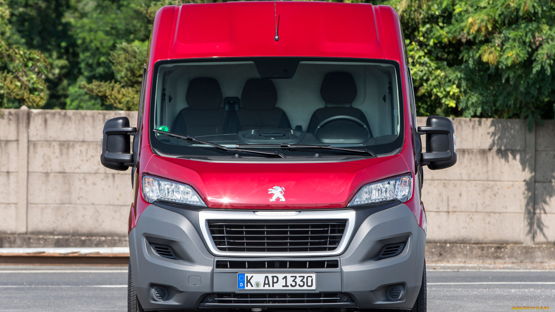 автомобили, peugeot, l3h2, van, boxer, красный, 2014г