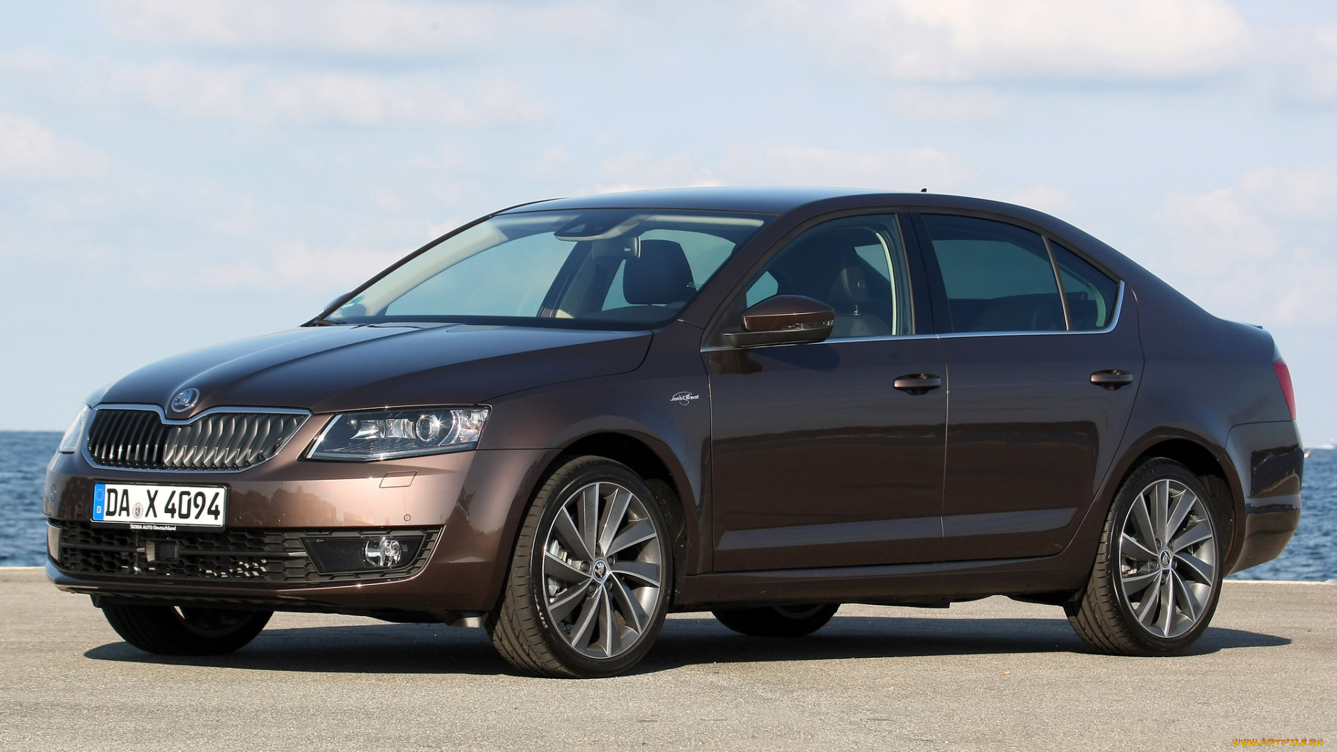 автомобили, skoda, octavia, laurin, klement, 5e, 2014г, темный