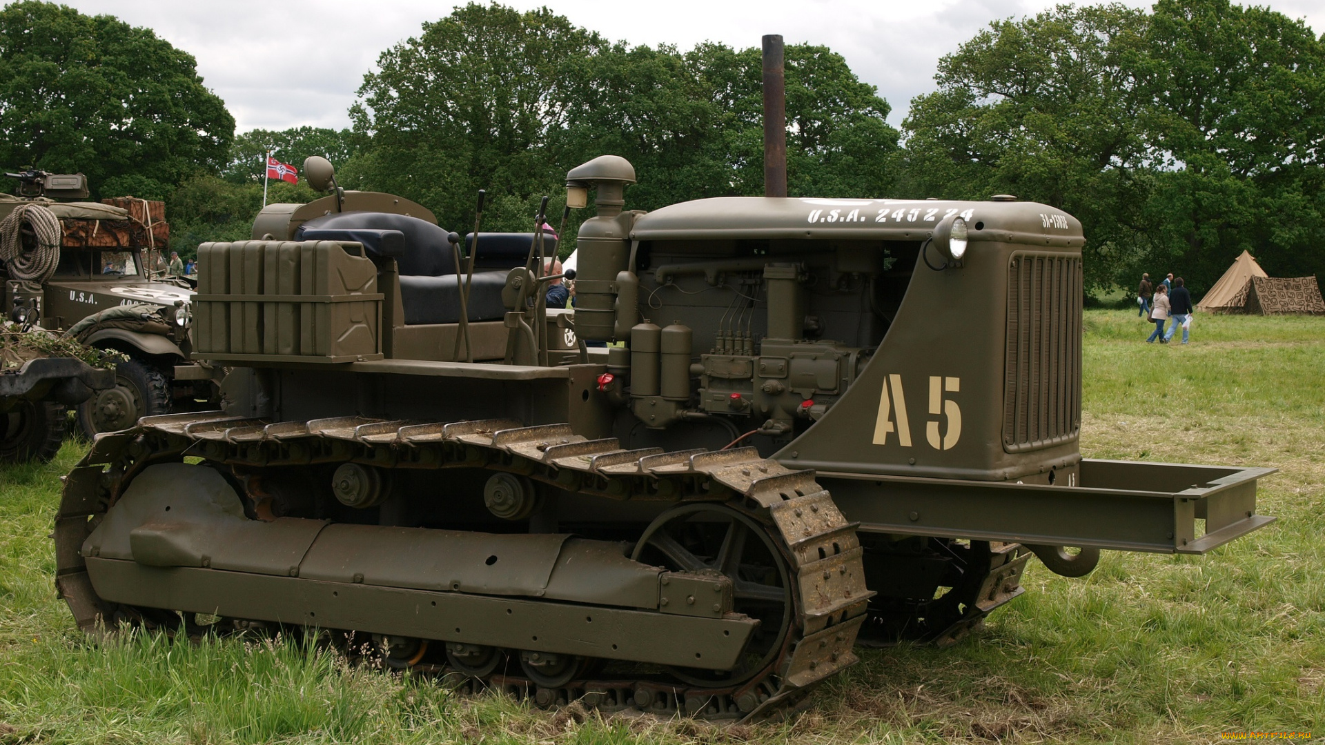 caterpillar, d7, us, army, tractor, техника, военная, техника, трактор, армейский