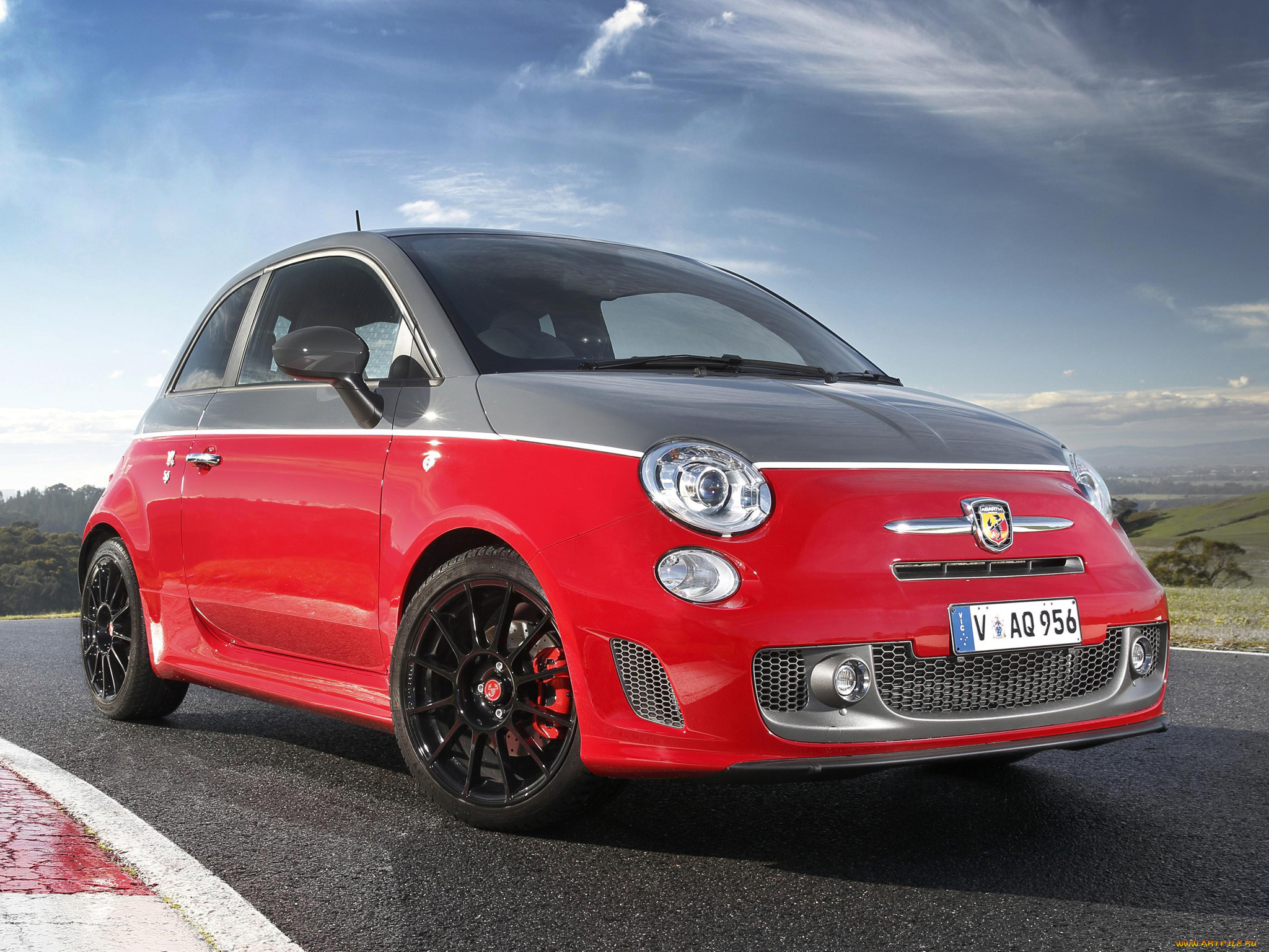 автомобили, fiat, красный, 2014г, au-spec, turismo, 595, abarth