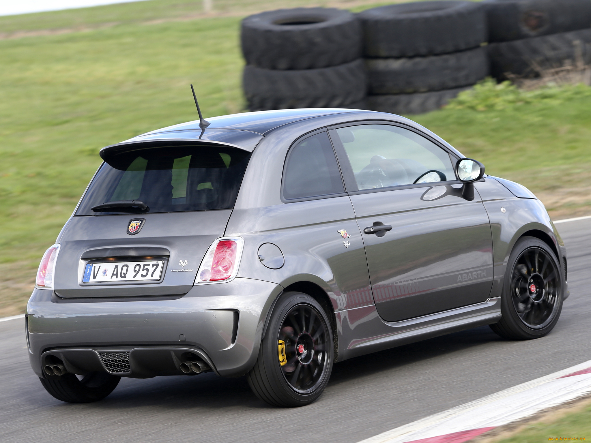 автомобили, fiat, серый, au-spec, competizione, abarth, 2014г, 595