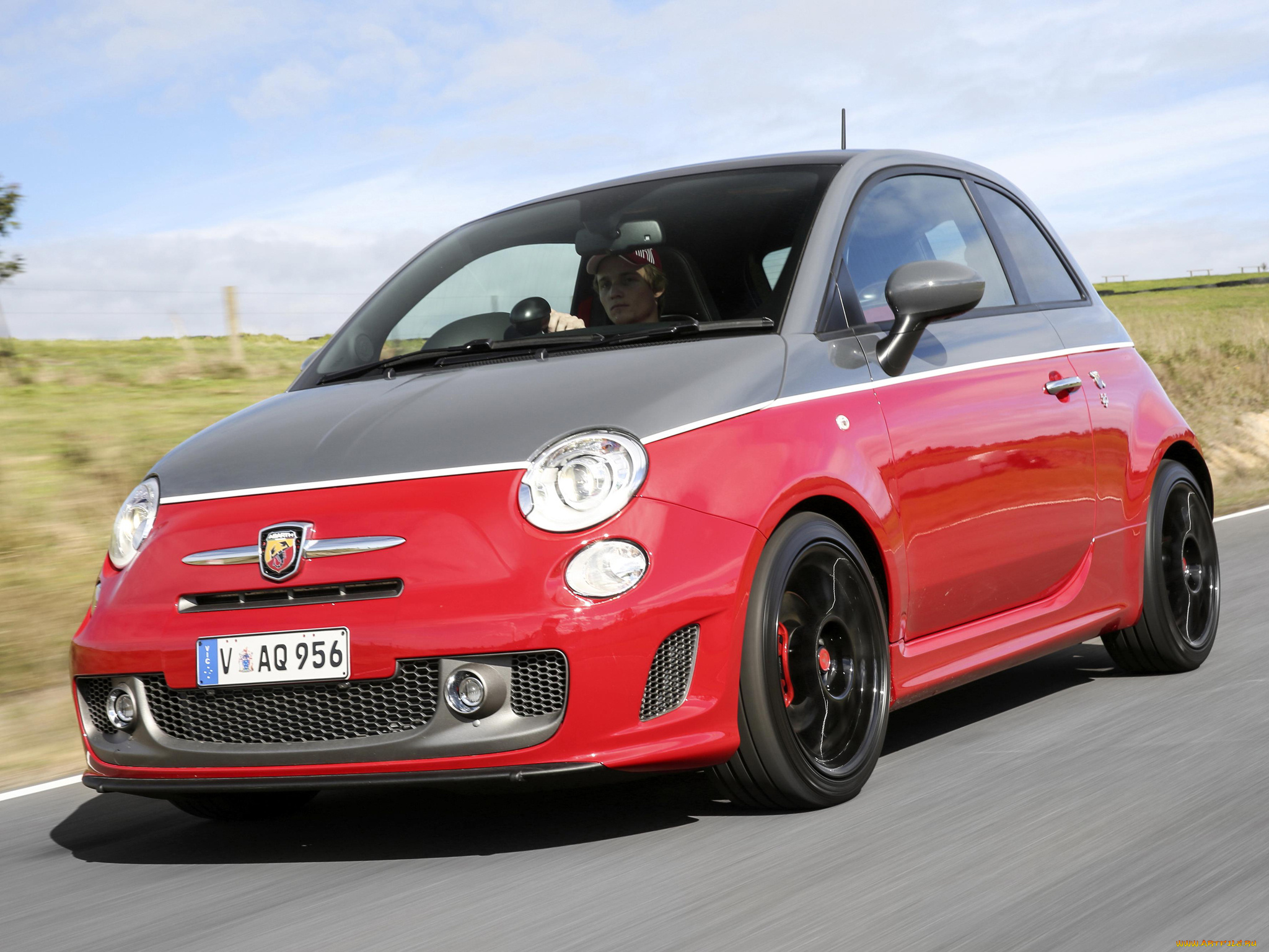 автомобили, fiat, turismo, красный, 2014г, au-spec, abarth, 595