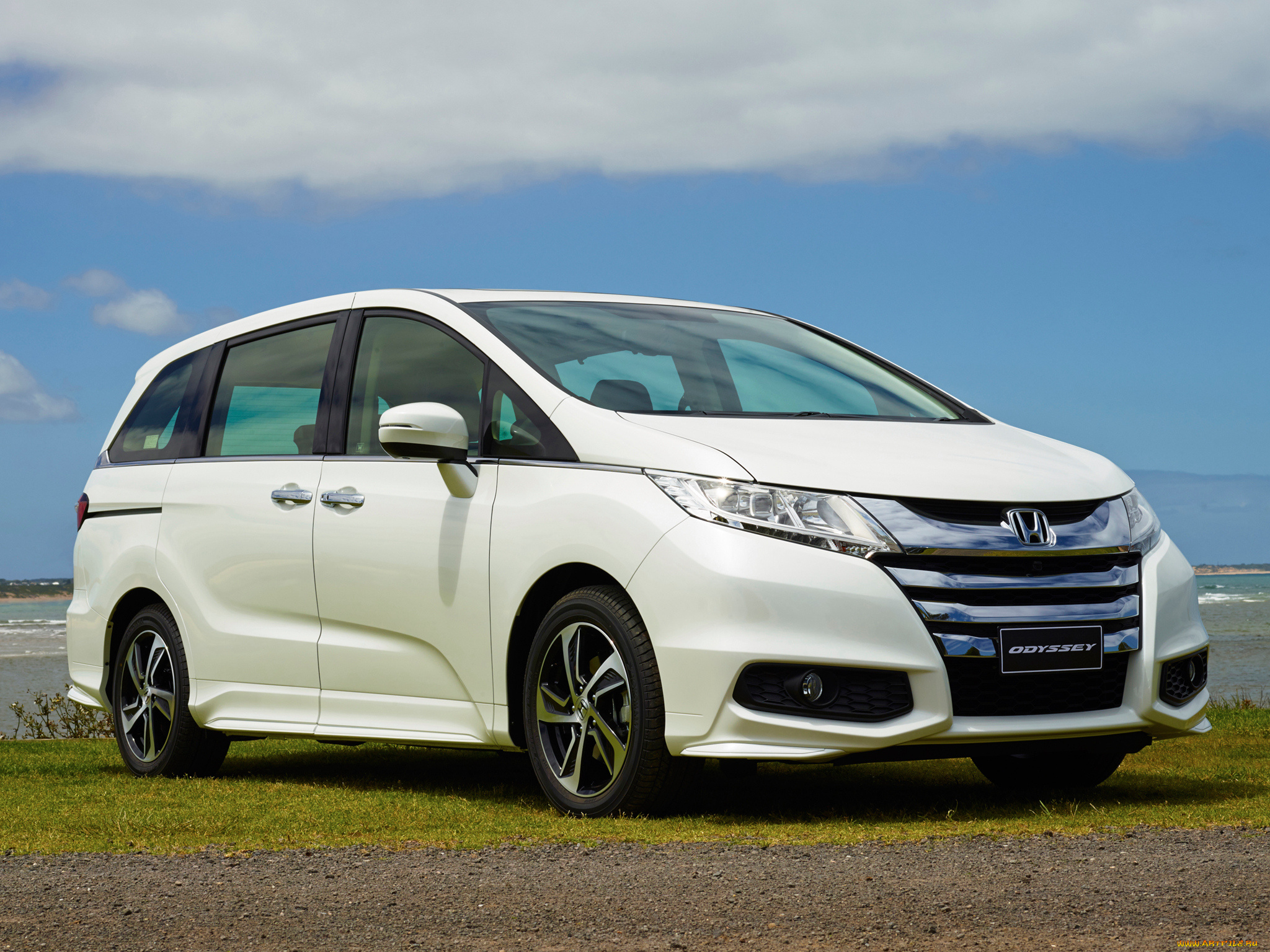 автомобили, honda, odyssey, vti-l, 2014г, светлый