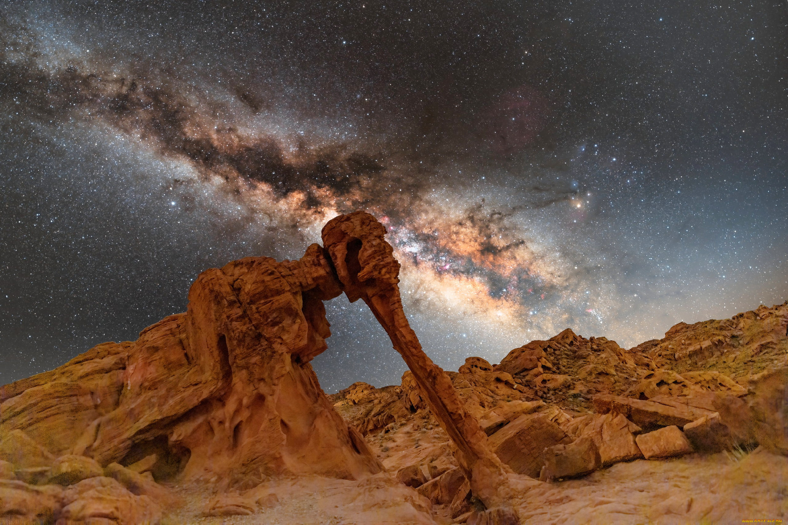 elephant, rock, nevada, природа, горы, elephant, rock